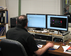 engineer working