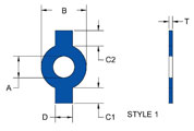 tab washer drawing