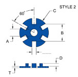 style 2 centering washer drawing