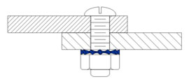 external lock washer drawing