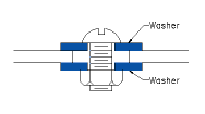 flat washer drawing