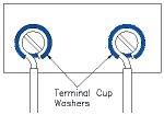 terminal cup washer drawing