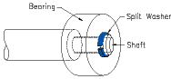 split washer drawing