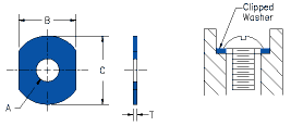 odd shaped OD washer drawing