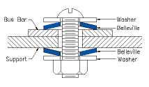 belleville spring washer drawing