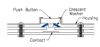 crescent spring washer drawing