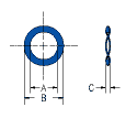 wave spring washer drawing