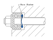 wave spring washer drawing