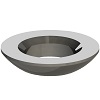convex spherical washer