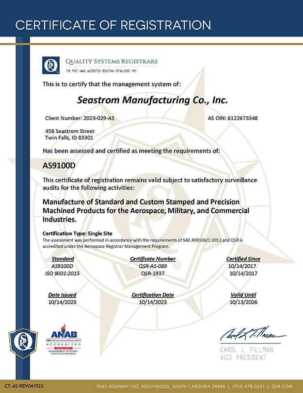 ISO 9001 certificate logo