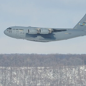 military cargo jet