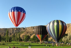 hot air baloons at Twin Falls Idaho